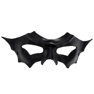 Handcrafted Bat Winged Mask - Black