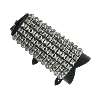 Silver Pyramid Studded Arm Gauntlet