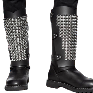 Pyramid Studded Shin Guards