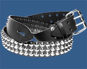 3-Row Cone Studded Guitar Strap